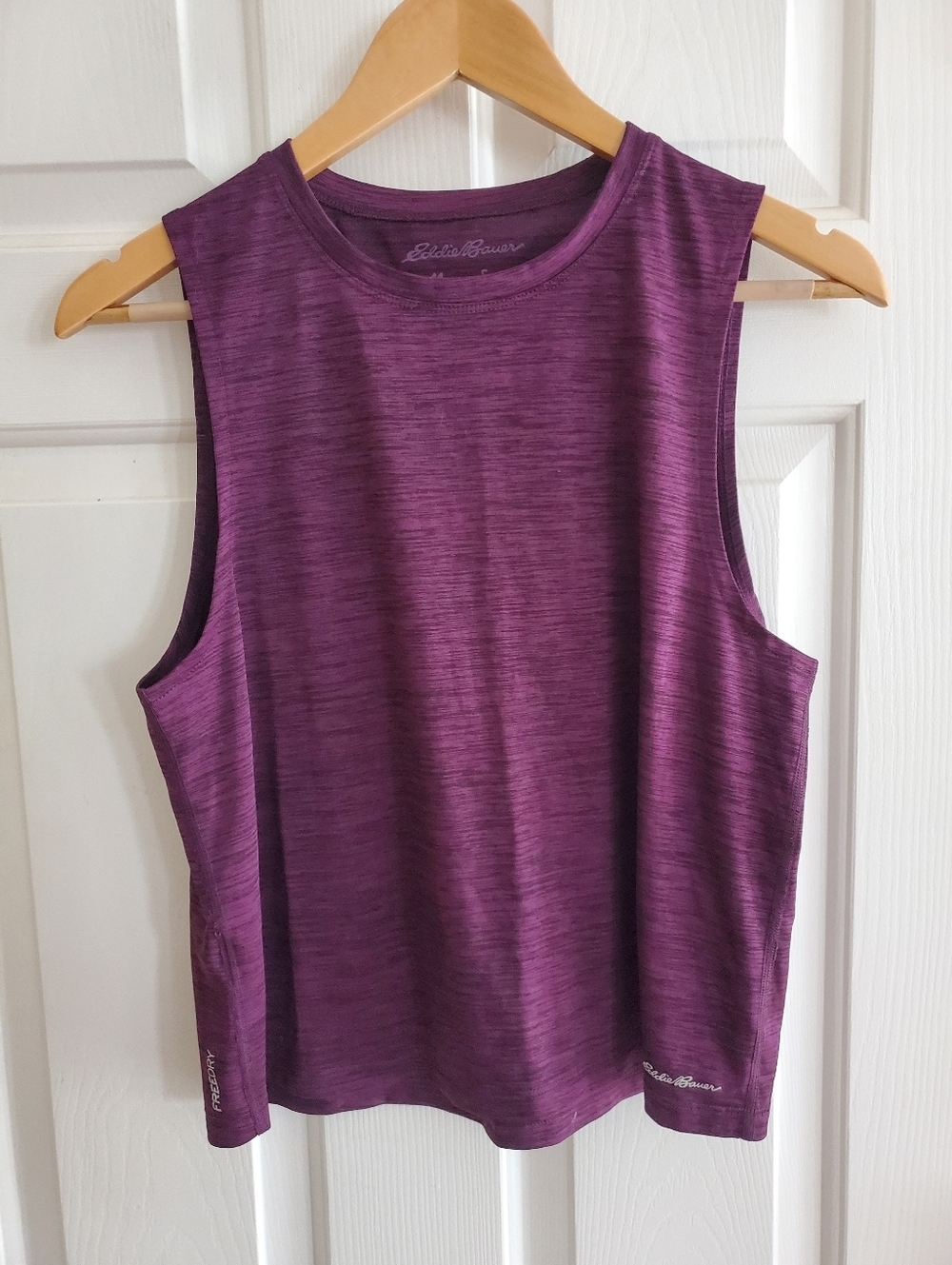 Eddie Bauer Freedry Womens Tank Top Cami Sleeveless Heather Purple Size Small